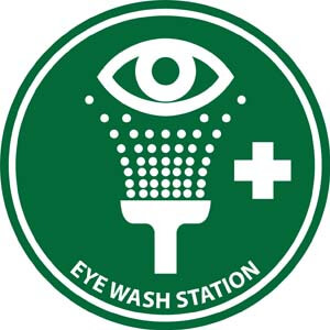 EWM18 Eye Wash Station Floor Sign