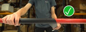 Handrail Grip Tape Spiral Method - Correct Technique for Tape Application