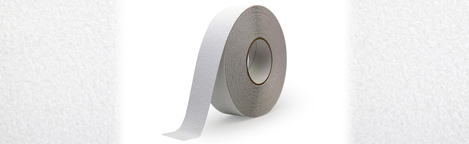 H3402W White Coarse Resilient Tape with product swatches