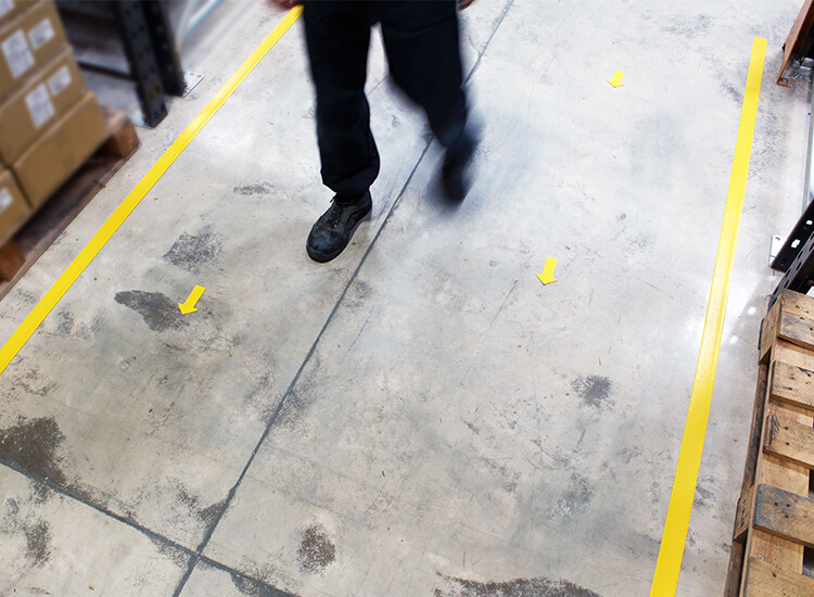Aisle Marking Tape in Warehouse for Marking Tape Category-2