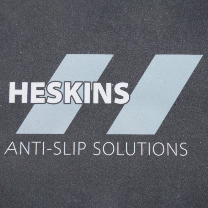 Heskins Logo on Anti-Slip Tape BMX Start Ramp Web