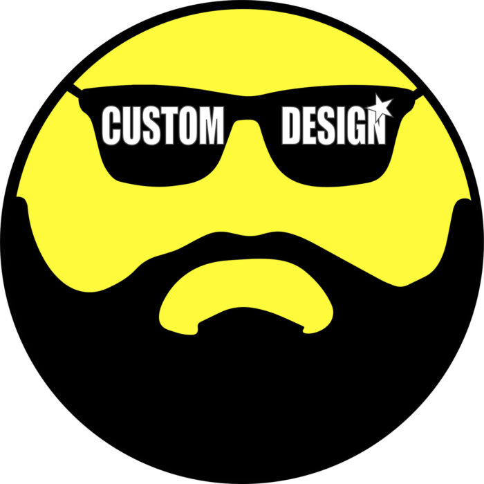 Custom Design Beard Man Bespoke Printed Anti-Slip Floor Sign