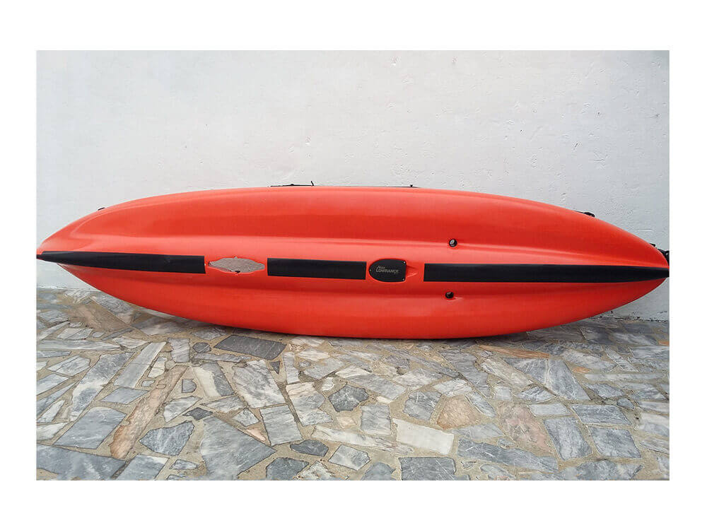Keel Protection Tape on a Canoe - Canoe Tape