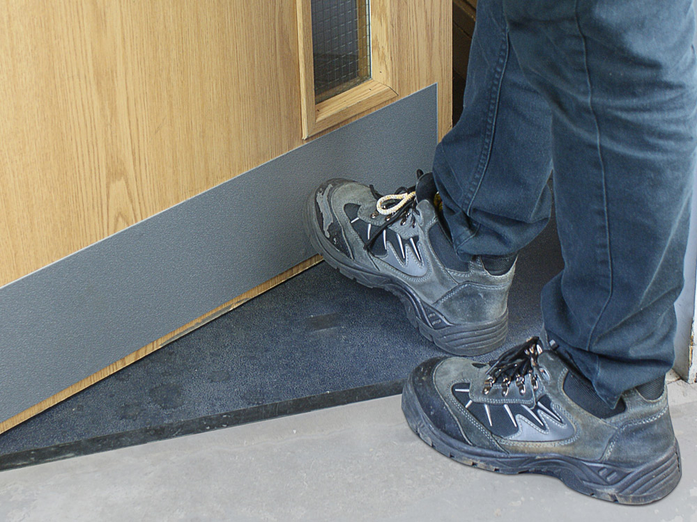 Using-Non-Abrasive-Anti-Slip-Tape-as-Door-Kickers