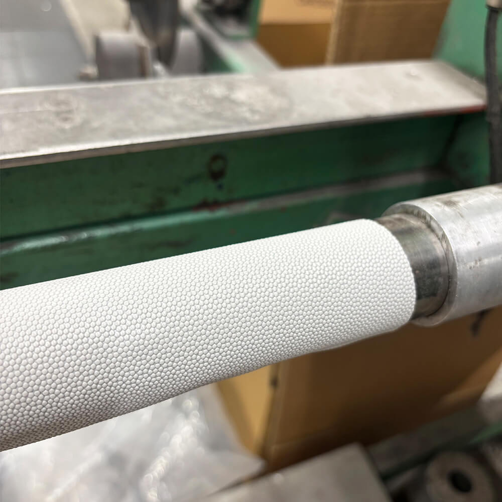 Roller grip tape on green machine