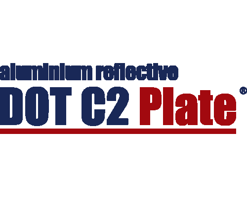 DOT C2 ALUMINUM REFLECTIVE PLATE