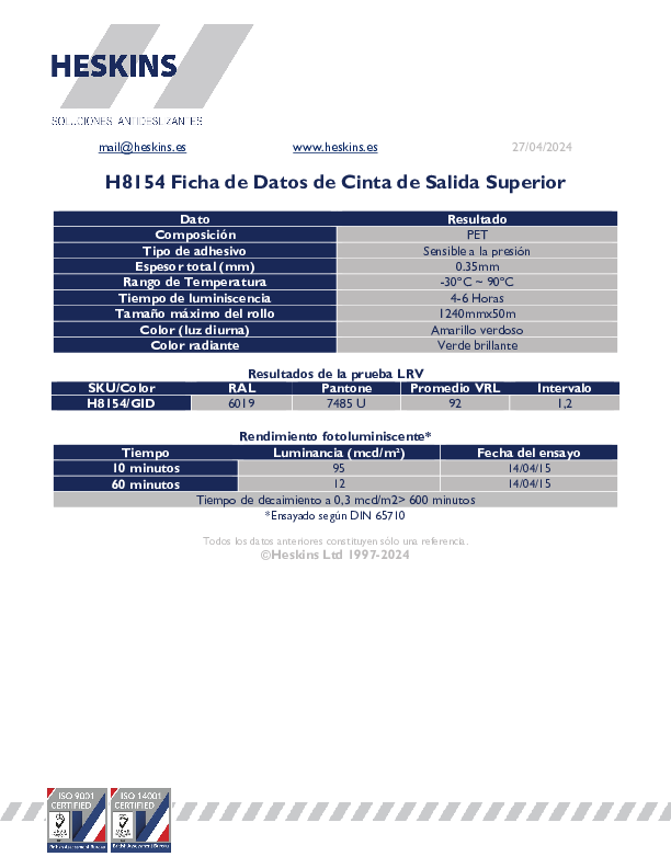 H8154 Ficha de Datos de Cinta de Salida Superior.pdf
