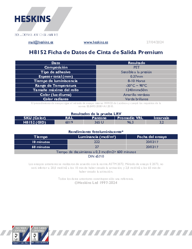 H8152 Ficha de Datos de Cinta de Salida Premium.pdf