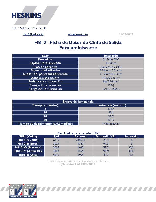 H8101 Ficha de Datos de Cinta de Salida Fotoluminiscente.pdf